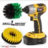 Drillbrush Shower Cleaner Drill Brush Set - Drill Cleaning Brush Attachment Set S-Y5H-GOQC-DB